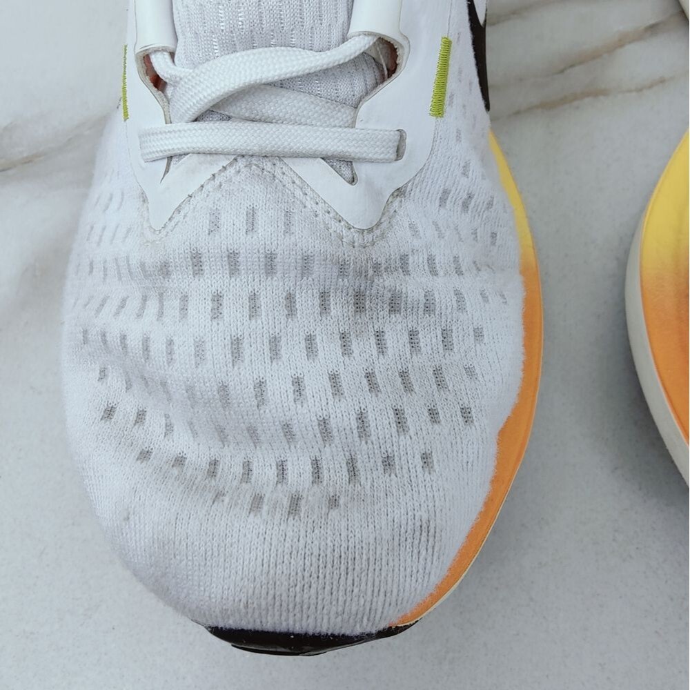Nike Women's Zoom Winflo 10 White Citron Pulse Running Shoes Sneakers, Sz 7.5 - Picture 13 of 16